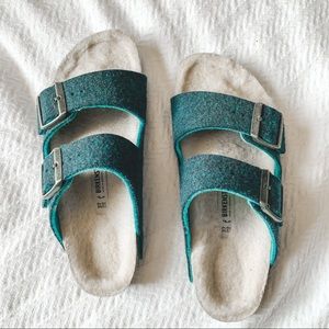Blue Birkenstocks